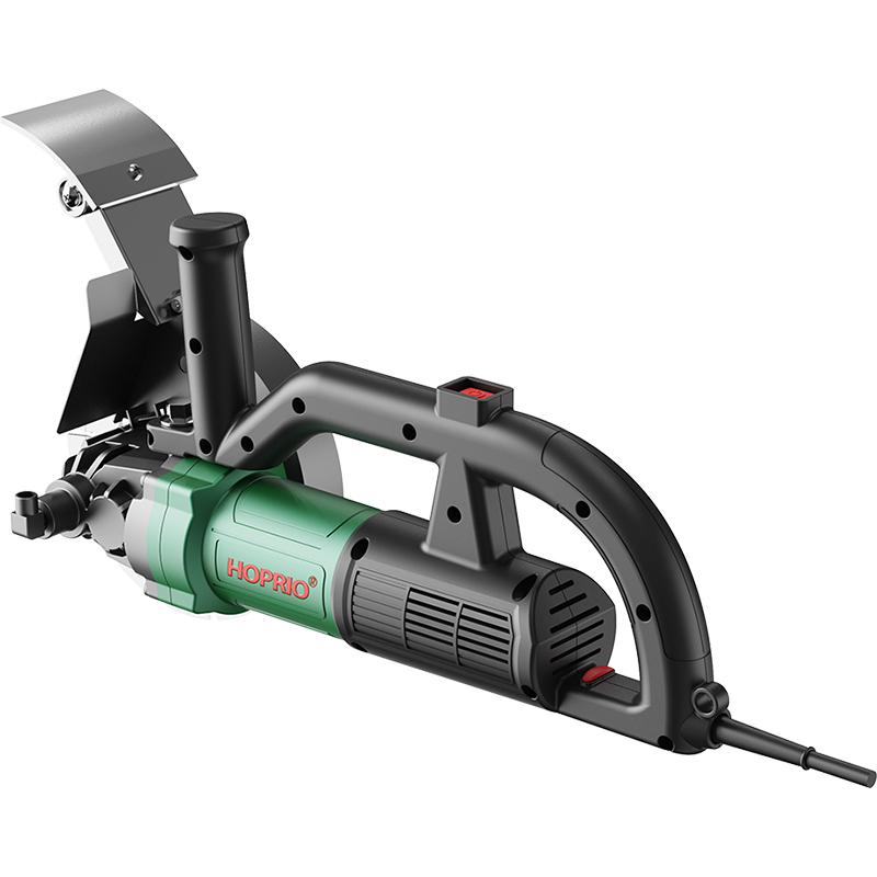 4000W AC Brushless Wall Slotting Machine Concrete Wall Cutter High Power Dust Free Wet Cutting Tool