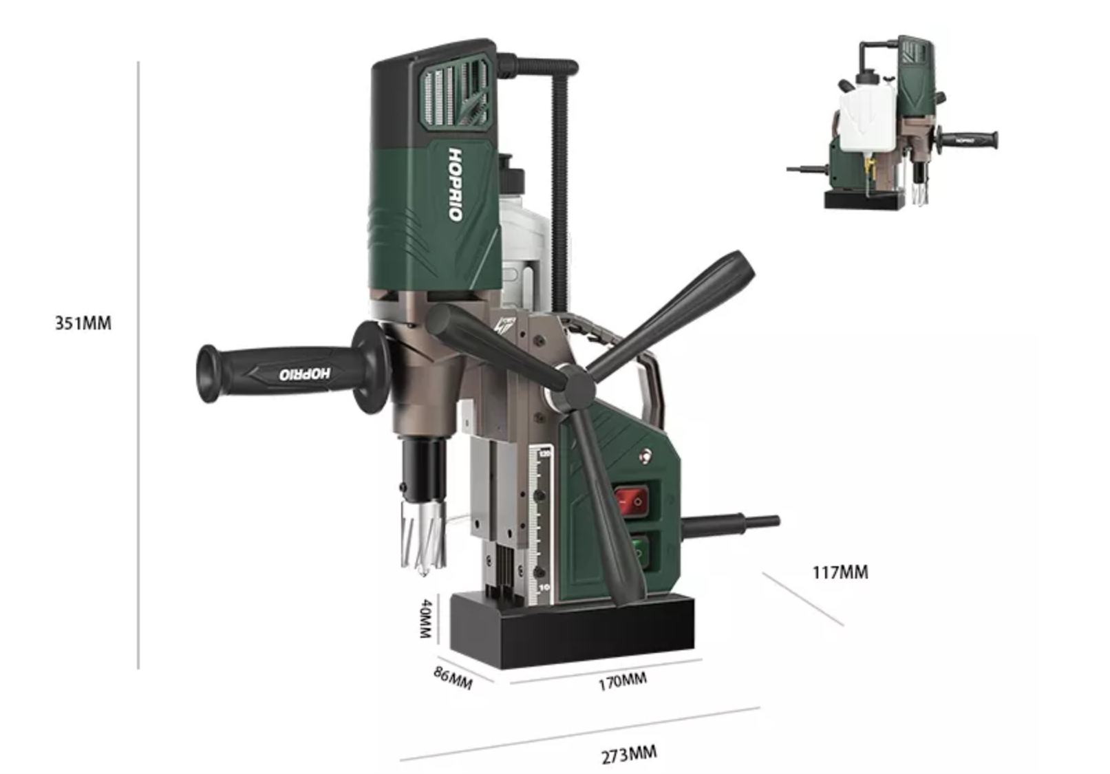 Industrial Grade Brushless Magnetic Drill Machine