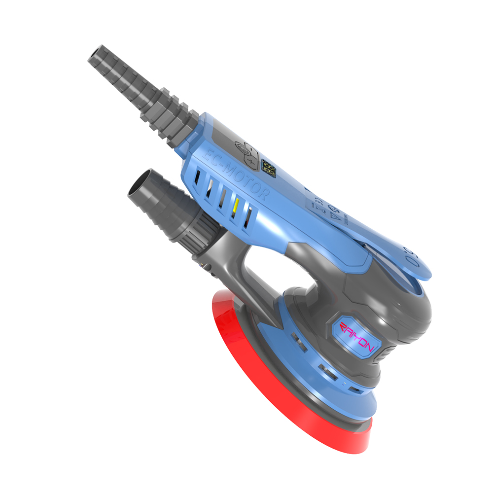 Raiyon Brushless Random Orbital Sander/Polisher – Smart Control, Dust-Free Sanding