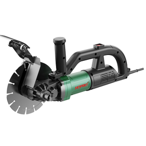 4000W AC Brushless Wall Slotting Machine Concrete Wall Cutter High Power Dust Free Wet Cutting Tool
