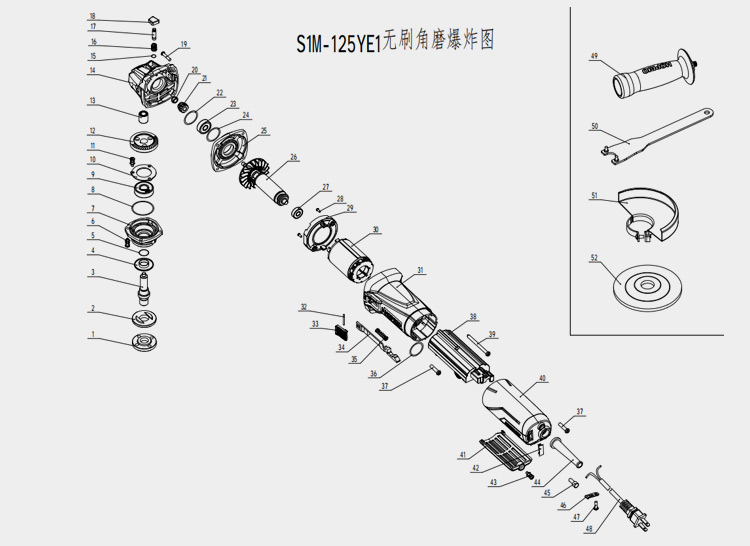 Specialized spindle wrench for quick disc changes