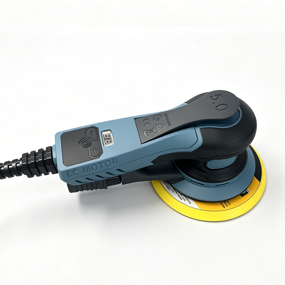 Raiyon Brushless Random Orbital Sander/Polisher – Smart Control, Dust-Free Sanding